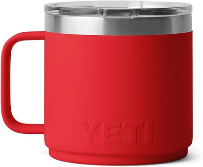 YETI Rambler 14 oz Ceramic Lined Stackable Mug, Vacuum Insulated, Stainless - Image 8