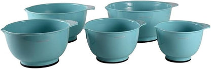 KitchenAid KE178OSAQA Classic Mixing Bowls, Aqua Sky 2 - Image 3