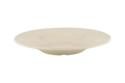 G.E.T. B-1611-DI-EC Melamine Pasta Bowl with Wide Rim, 16 Ounce, Diamond Ivory (Set of 4)