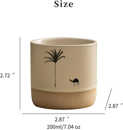 7oz Ceramic Mug Cups with DIY Canvas - Image 7