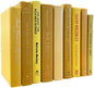 Real Books by Color® (Set of 3, Yellow) Decorative Bookshelf Home Decor Shelf Styling Photo Prop