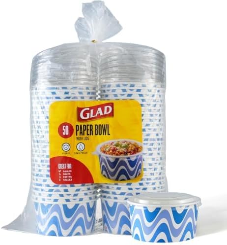 Glad Disposable Paper To-Go Bowls - Image 5