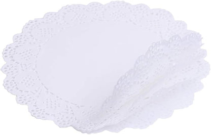 Tim&Lin White Lace Paper Doilies - Image 3