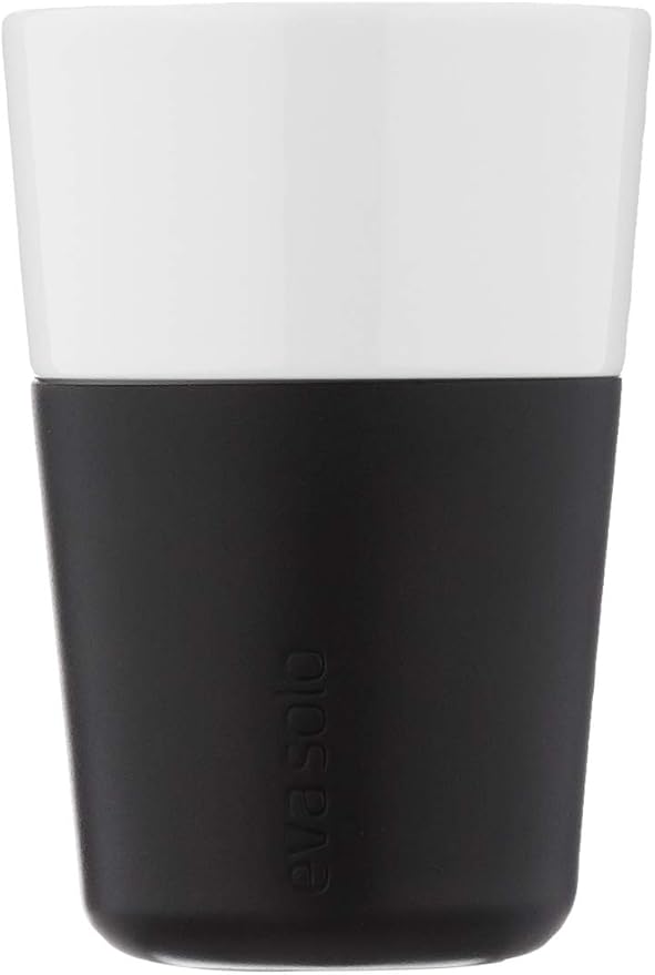 Eva Solo | 2 Cafe Latte Tumbler Mugs | 12 oz Porcelain Coffee Cup Tumblers - Image 2
