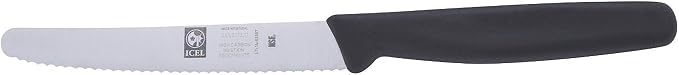 ICEL 4.25 Inch Serrated Edge Steak Knife, High Carbon German Stainless Steel by ICEL