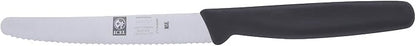 ICEL 4.25 Inch Serrated Edge Steak Knife, High Carbon German Stainless Steel by ICEL