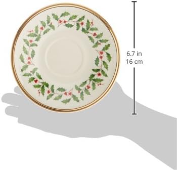 Lenox 146504040 Holiday Tea Saucer, Christmas Theme - Image 3
