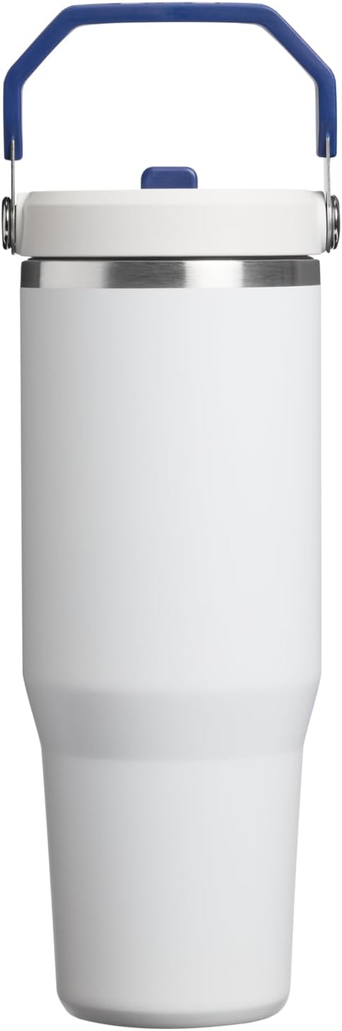 STANLEY IceFlow 2.0 Flip Straw Tumbler, 30 oz, Team White Dark Blue | Easy - Image 3