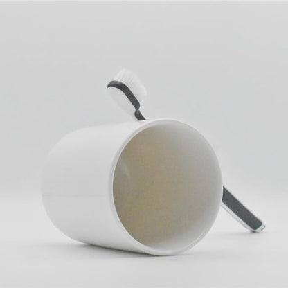 solid color ceramic handleless straight mug, drinking cups, toothbrush holder - Image 5