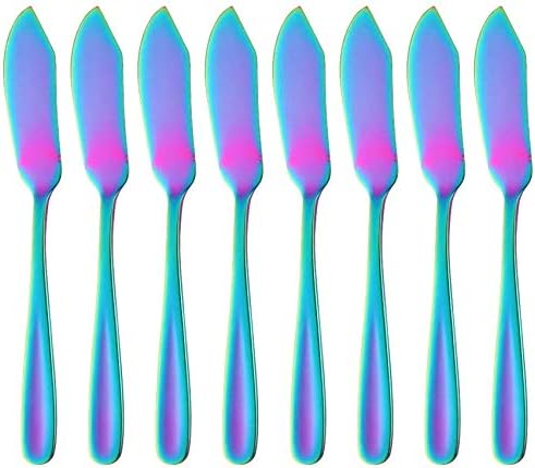 Buyer Star Cheese Butter Knife, Stainless Steel 18/10 6" Mini Desert Knives by BuyerStar
