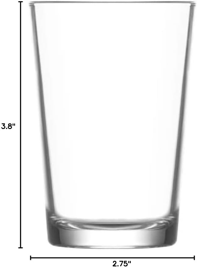 Vikko Small Glasses, 6.4 Ounce Glass Cups, Heavy Base - Image 7