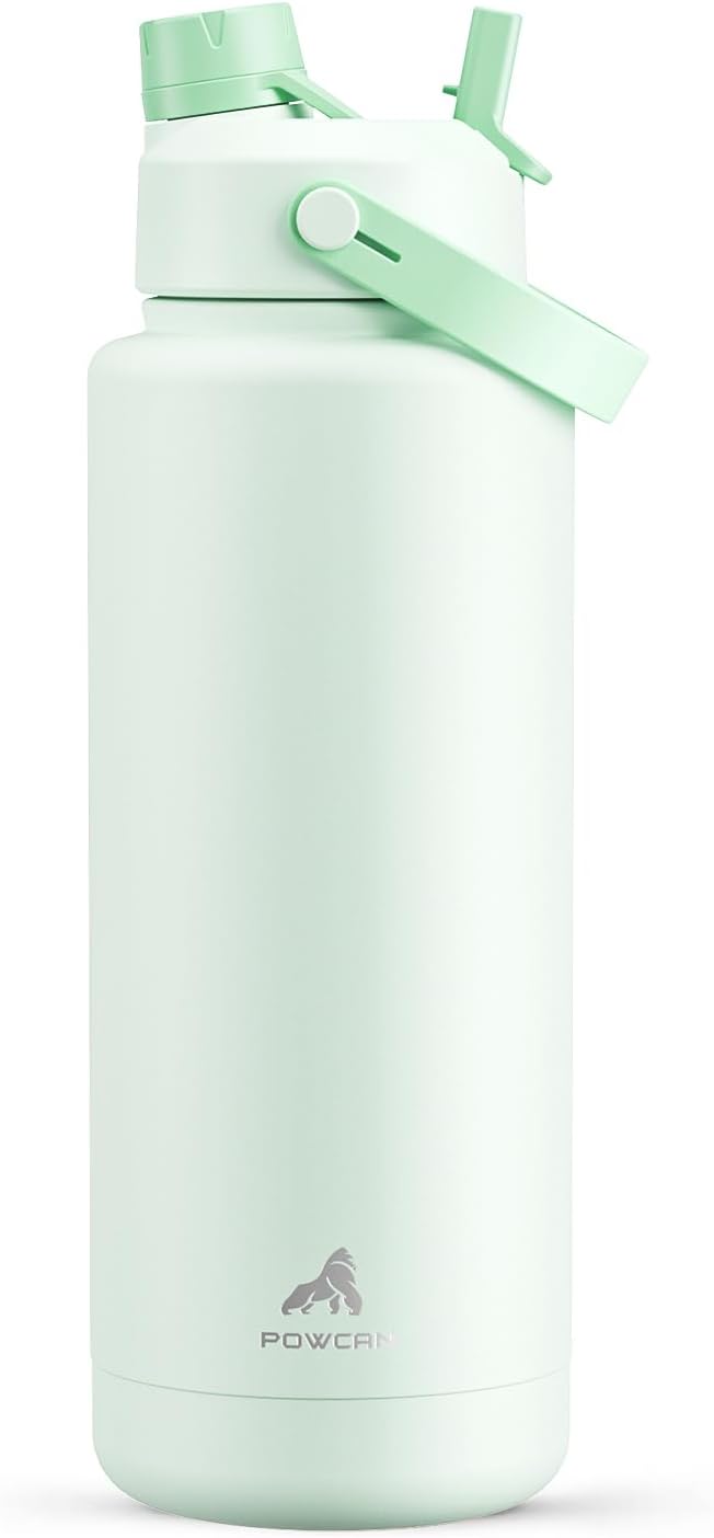 POWCAN 40 oz Insulated Water Bottle by POWCAN