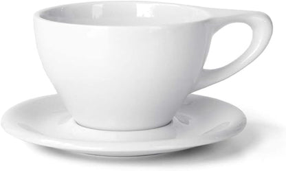 notNeutral Lino Porcelain Cup & Saucer Large Latte 12 oz by notNeutral