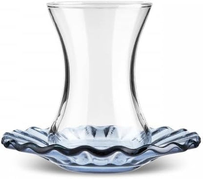 KARACA Luna 12-Piece Turkish Tea Cups - Image 4
