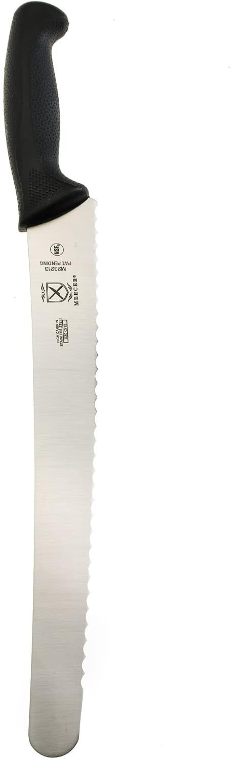 Mercer Culinary M23213 Millenia Black Handle, 12-Inch Wavy Edge, Brisket Knife - Image 3