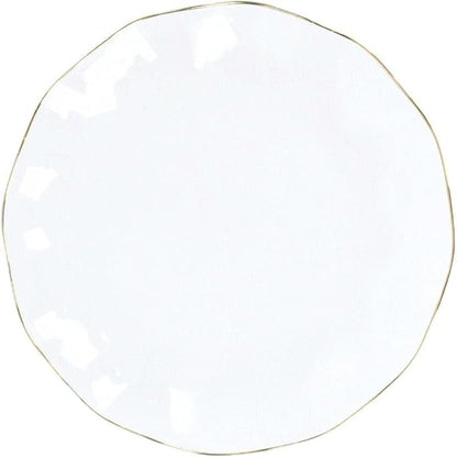 Efavormart 10 Pack | Clear 6" Round Plastic Dessert Salad Plates, Disposable - Image 7