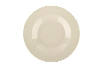 G.E.T. B-1611-DI-EC Melamine Pasta Bowl with Wide Rim, 16 Ounce, Diamond Ivory (Set of 4)