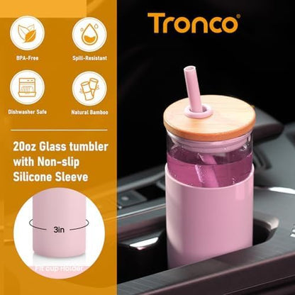 Tronco 20 oz Glass Tumbler - Image 2