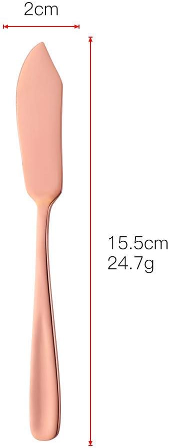 Buyer Star Cheese Butter Knife, Stainless Steel 18/10 6" Mini Desert Knives - Image 6