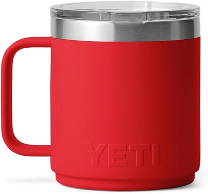 YETI Rambler 10 oz Ceramic Lined Stackable Mug, Vacuum Insulated, Stainless - Image 8