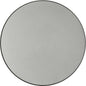 Apollo 11.5 Inch Coupe Melamine Dinner Plates, Matte Grey and Black, Break-Resistant, NSF Listed, Dishwasher Safe, Round, 12 Pack