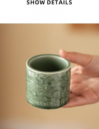 Ceramic Espresso Cups Set of 2 or 4-3oz Demitasse Cups - Image 7