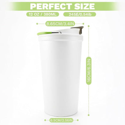 SPLMIFA Travel coffee mugs leak-proof, reusable coffee cup - Image 2