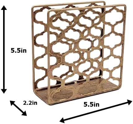 Vertical Decorative Napkin Holder | Metal Caddy Serviette Holder | Mail Sorter - Image 6