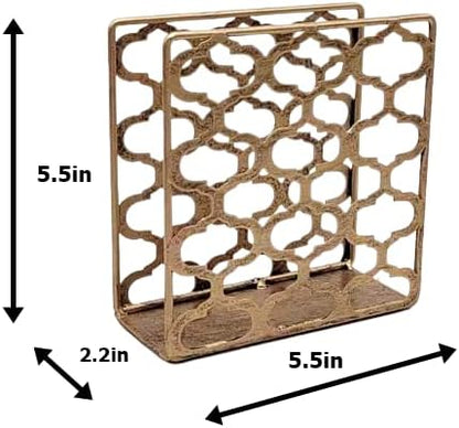 Vertical Decorative Napkin Holder | Metal Caddy Serviette Holder | Mail Sorter - Image 6