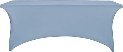 LZY Spandex Fitted Stretch Table Cover for 6 ft or 4ft or 8ft Folding Table, Rectangular Cocktail Tablecloth, Perfect for Party or Banquet