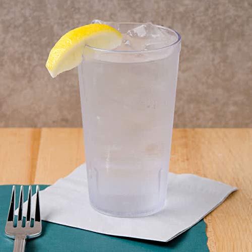 G.E.T. 6616-1-CL-EC Heavy-Duty Plastic Restaurant Tumblers, 16 Ounce, - Image 7