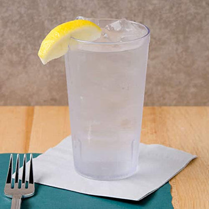 G.E.T. 6616-1-CL-EC Heavy-Duty Plastic Restaurant Tumblers, 16 Ounce, - Image 7
