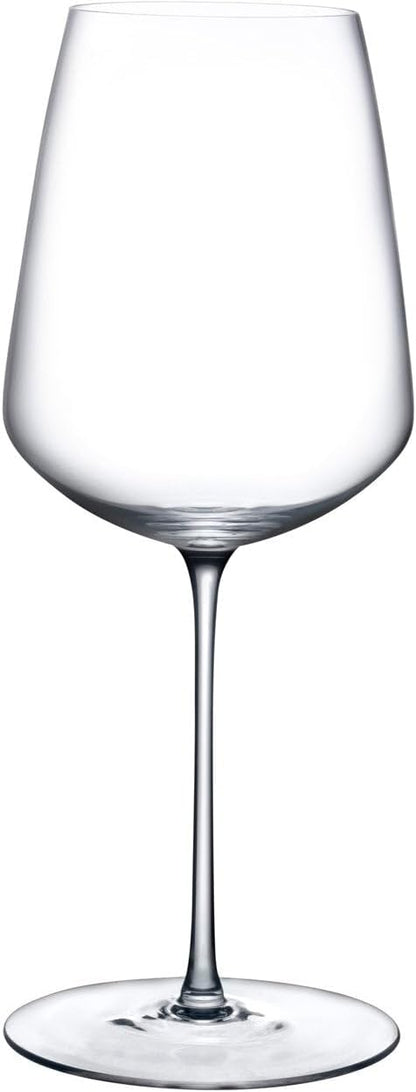 NUDE GLASS Stem Zero Powerful Red Wine Glass 18.5 oz, Crystal Hand Blown Drinking Glasses, | Handmade |, Lead- Free, Modern Wine Glasses, Perfect for Cocktail (1, 18.5 oz)