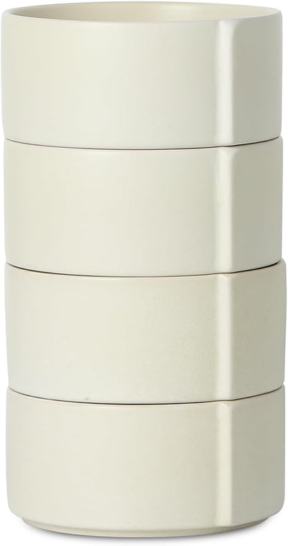 Stone Lain Bao 4-Piece Bowl Set Stoneware by Unknown