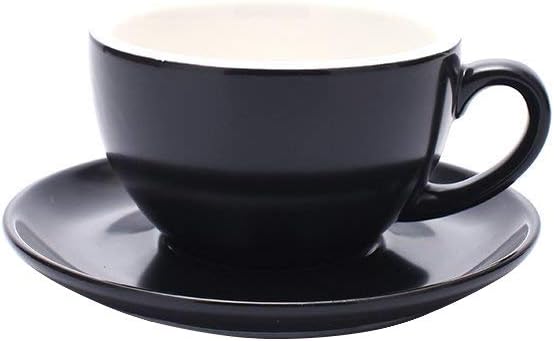 Coffeezone Double Espresso Coffee Cup and Saucer, Small Cappuccino and by Coffeezone