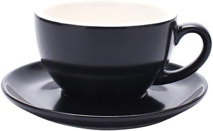 Coffeezone Double Espresso Coffee Cup and Saucer, Small Cappuccino and by Coffeezone