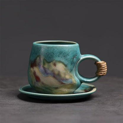 Little handmade ceramic pottery tea cup - Image 7