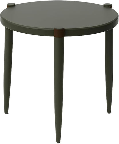Leick Home Redonda Bay Side Tables 2 Pack, Urbane Bronze, Small Table 21.6 in H x 19.7 in W, Large Table 23.6 in H x 21.6 in W, 228361-BRZ