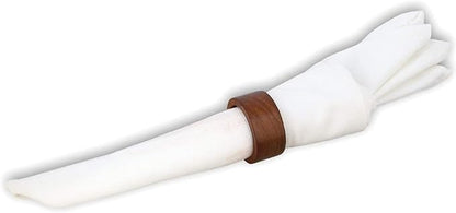 Handmade Wooden Napkin Rings Holder - Image 2