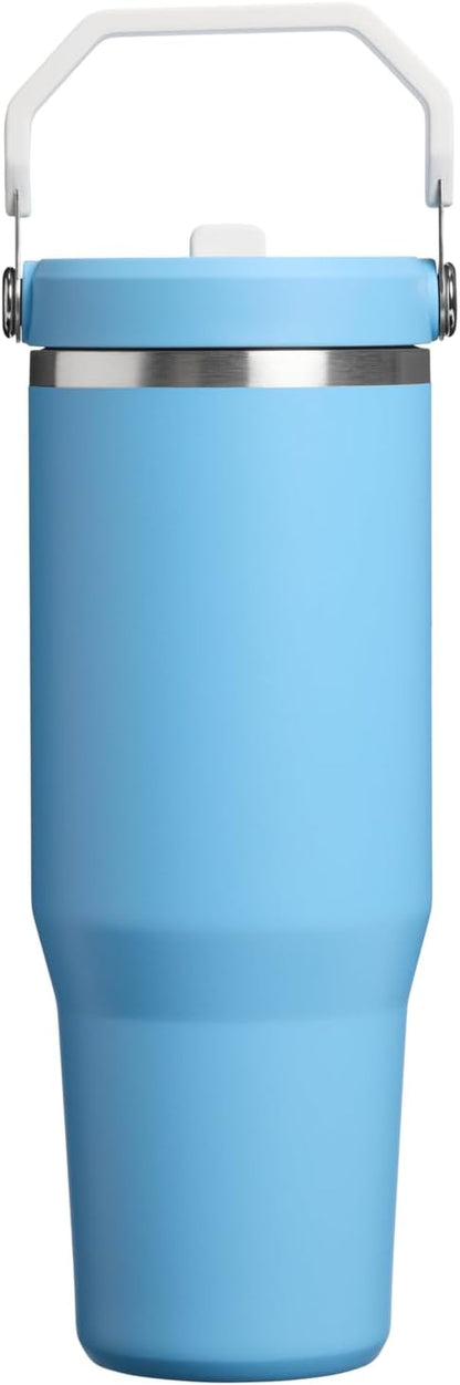 STANLEY IceFlow 2.0 Flip Straw Tumbler, 30 oz, Team Light Blue White | Easy - Image 3
