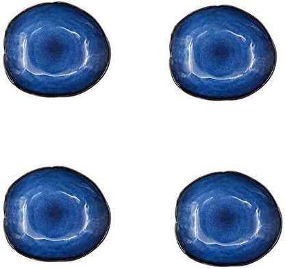 Nordic Ceramic Household Pottery Irregular Salad Platter Klin Glaze Dinner - Image 2