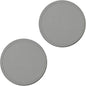 2 Pack Silicone Coasters for Drinks, Round Grey Coasters by Unknown