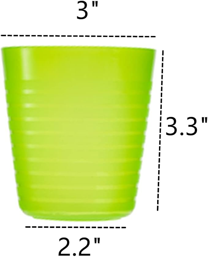 Dicunoy 64 Pack 8oz Reusable Plastic Cups, Small Drinking Tumbler, Unbreakable - Image 2