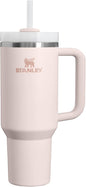 STANLEY Quencher H2.0 Flow State Tumbler, 40 oz, Rose Quartz 2.0 | Handle and by Unknown