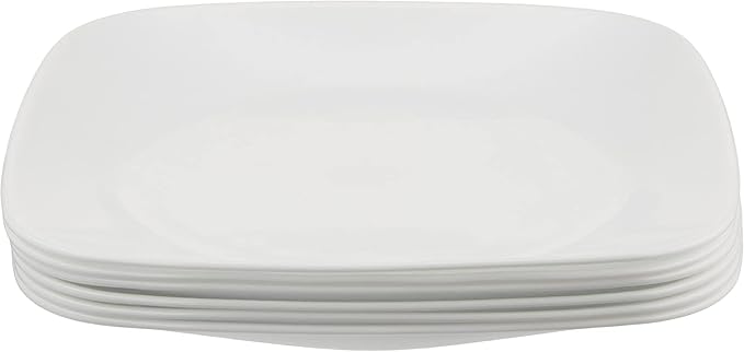 Corelle Vitrelle 6-Piece Salad Plates Set, Triple Layer Glass and Chip Resistant - Image 2