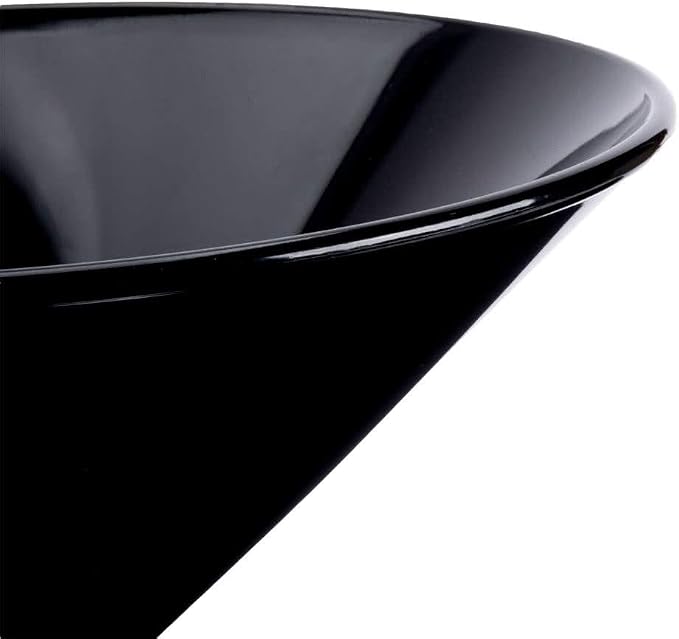 G.E.T. SW-1419-BK Shatterproof Jumbo Martini Cocktail Glass, 48 Ounce, - Image 7