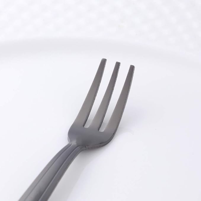 Oyster Fork Set of 12, 5.4 Inch Stainless Steel Cocktail Forks, 3 Tines Mini - Image 4