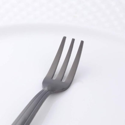 Oyster Fork Set of 12, 5.4 Inch Stainless Steel Cocktail Forks, 3 Tines Mini - Image 4