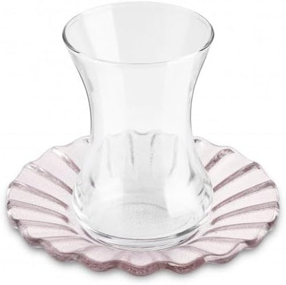 Karaca Luna 12-Piece Turkish Tea Cups - Image 4