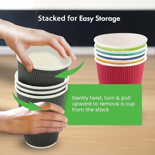 500-CT Disposable Red 4-OZ Hot Beverage Cups - Image 8